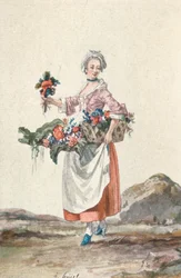 La Bouquetiere Garcon Cafetier, 18. Jahrhundert, 1903