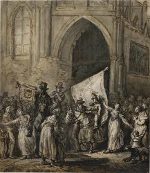 Szene der Revolution