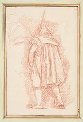 Männliche Figur in Renaissancekleidung