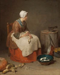Die Küchenmagd, 1738