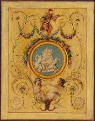 Türpaneel aus dem Cabinet Turc des Comte d