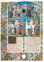 Chronique de la Bouquechardiere, Weltgeschichte von Jean de Courcy, Seigneur de Bourg-Achard