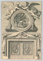 Design für Kamin, aus "Cheminées à la Moderne"