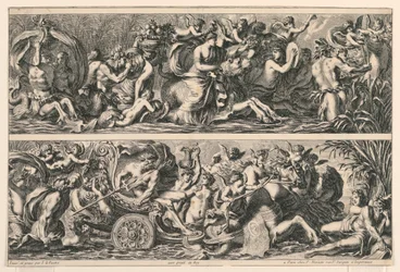 Zwei Friese, aus "Frises Feuillages et Autres Ornemens"