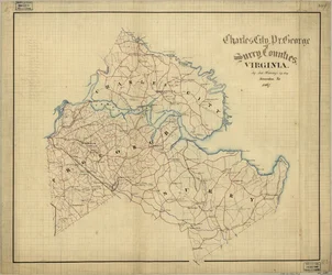 Charles City, Pr. George und Surry Grafschaften, Virginia
