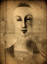 Antikes Sepia Porträt