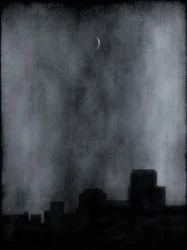 Dunkle Stadt Nacht