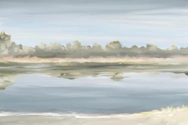 Gelassene Wasserreflexionen
