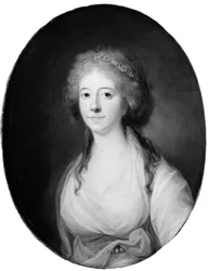 Elisabeth (Lisa) de la Calmette, geborene Baroness Iselin, Ehefrau von Antoine de la Calmette