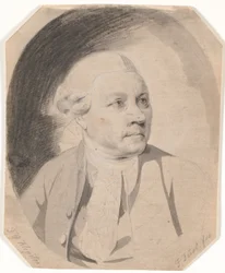 Porträt des Dichters F.G. Klopstock (1724-1803)