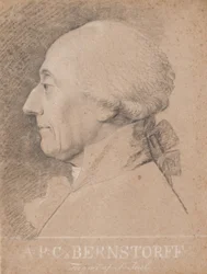 Porträt des Staatsmannes A.P. Bernstorff