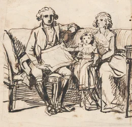 Studien zu „Peder Anker, seine Frau Anna Elisabeth, geborene Cold, und ihre Tochter Karen“