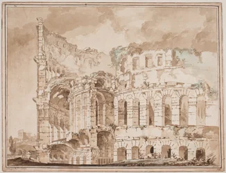 Das Kolosseum von außen gesehen