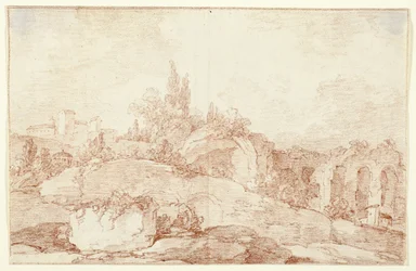 Landschaft der italienischen Campagna