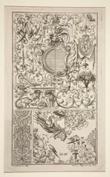 Ornamentales Grottesken-Design