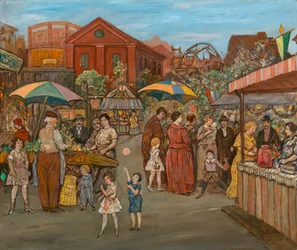 Italiener im Jefferson Park, 1934