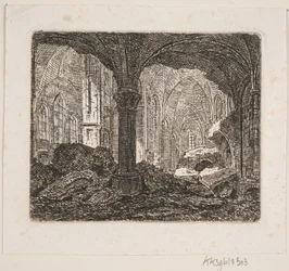 Interieur aus derselben Ruine 1806