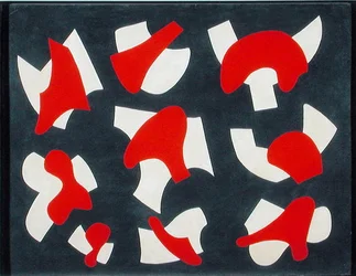 Getrennte Formen - Rot, ca. 1937