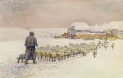 Die Herde hereinbringen, 1901