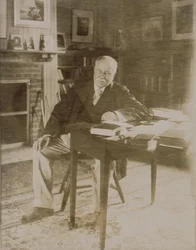 Porträt von William Dean Howells (1837-1920) 1918-20