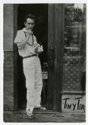 Tiny Tim, Greenwich Village, New York, USA
