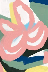 Abstrakte rosa Blüte