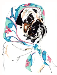 Mops in Pucci, 2012