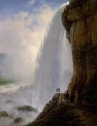 Unter den Niagarafällen