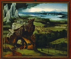 Landschaft mit dem Heiligen Hieronymus
