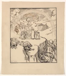Die Arche auf dem Ararat