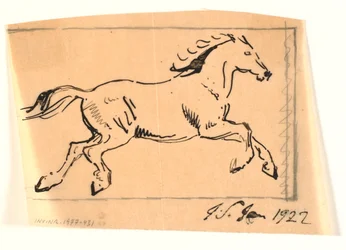 Galoppierendes Pferd