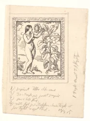 Entwurf für Exlibris für Gerhard Stilling