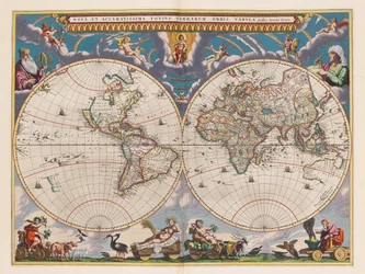 Le grand atlas, ou cosmographie Blauiane, en laquelle est exactement descritte le terre, la mer, et le ciel, vol.I