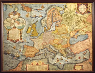 Karte von Europa, 1686