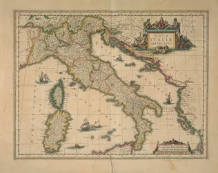 Karte von Italien
