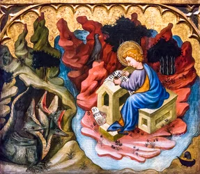 Heiliger Johannes der Evangelist auf Patmos