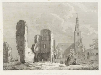 Ruine der Abtei in Rijnsburg