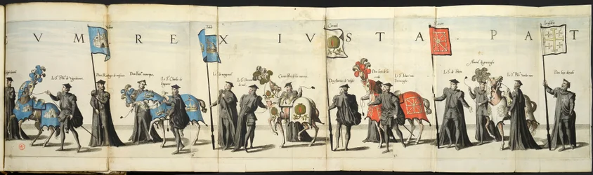 Trauerzug in Antwerpen anlässlich des Todes von Kaiser Karl V., 1558, 1559