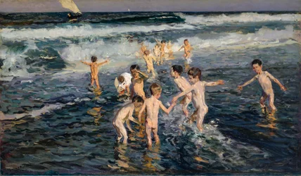 Die Kinder baden, 1899