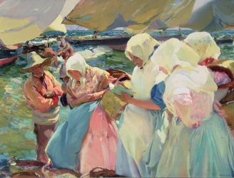 Fischerinnen am Strand