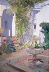 Gartengrotte, Alcazar von Sevilla