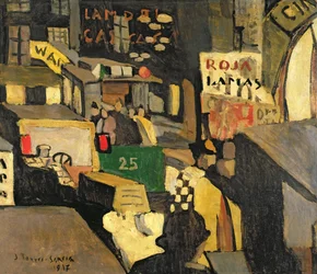 Straßenszene in Barcelona