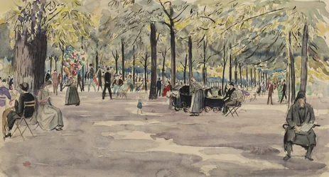 Die Tuileriengärten, Paris, ca. 1925