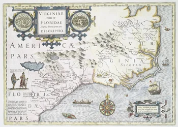 Virginiae item et Floridae Americae provinciarum, nova descriptio, 1636