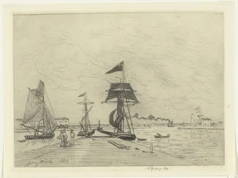 Anlegestelle bei Honfleur