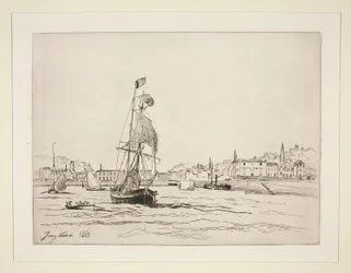 Eingang zum Hafen von Honfleur