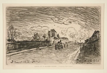 Sortie de la Maison Cochin (Faubourg Saint-Jacques)