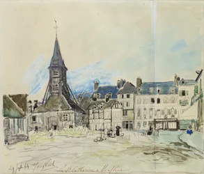 Die Kirche Sainte-Catherine, Honfleur, 1864