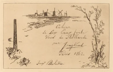 Titelseite (Titre du cahier de six eaux-fortes)