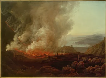 Der Ausbruch des Vesuv, Dezember 1820